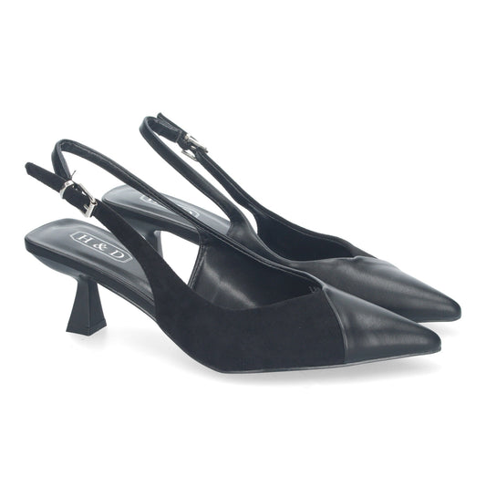 Zapatos de Salón con Tacón-Negro