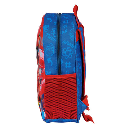 Mochila Escolar 3D Spider-Man Rojo Azul marino 27 x 33 x 10 cm